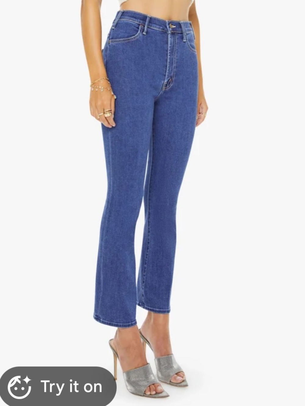 MOTHER Hustler Ankle Jeans in Side Gig 25